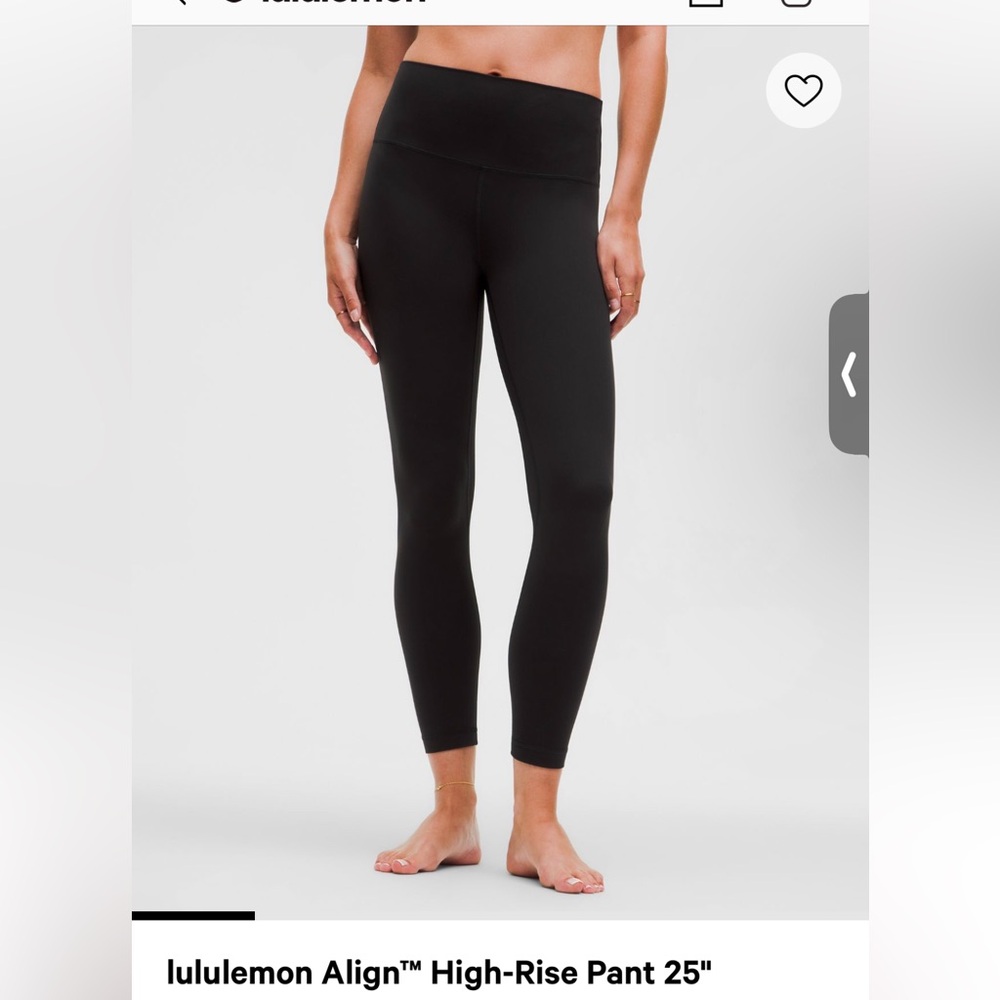 Lululemon Align Leggings 25”